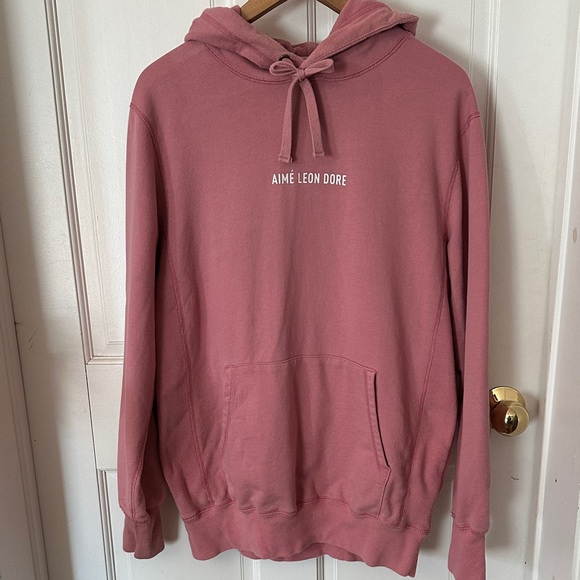 Aime Leon Dore Dusty Rose Hoodie - Picture 1 of 4